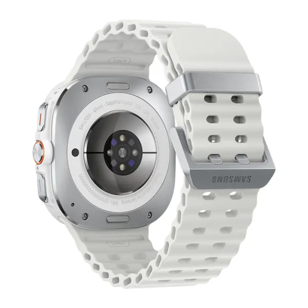 Умные часы Samsung Galaxy Watch Ultra 47мм, ремешок Marine (Titanium White, 2025)